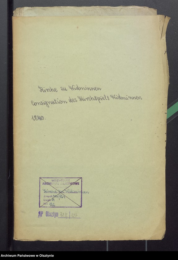 image.from.unit.number "Consignation des Kirchspiels Widminnen"