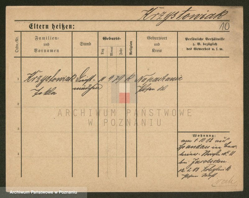 Obraz 10 z jednostki "Krzyszczyński - Krzyżaniak"