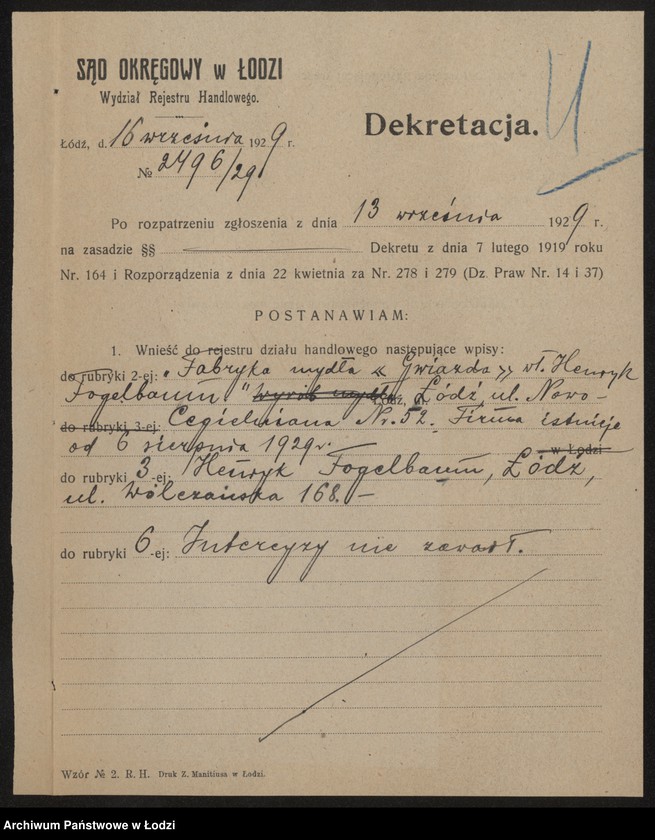 Obraz 6 z jednostki "Henryk Fogelbaum – „Gwiazda” – fabryka mydła"