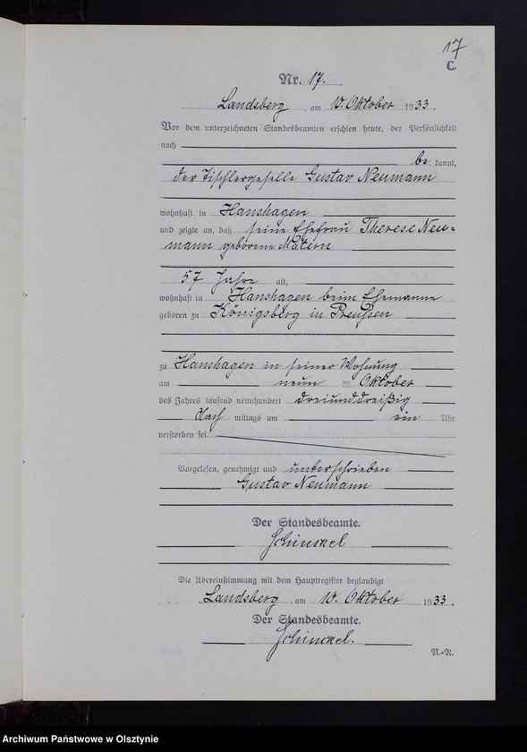image.from.unit.number "Sterbe-Neben-Register Nr 1 - 20 [ Księga zgonów - wtóropis ]"