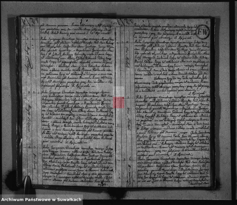 Obraz 4 z jednostki "Akta Zeszłych Gminy Filipowskiey od 1wszego Stycznia 1813 R-u"