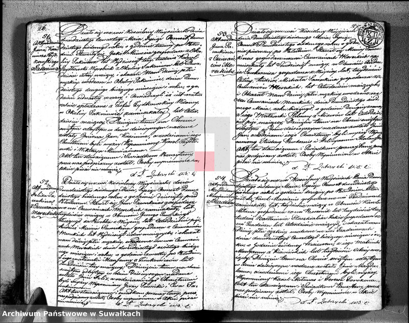 image.from.unit.number "Duplikat urodzonych, zaślubuionych i zeszłych parafii wieysieysiey na rok 1827"