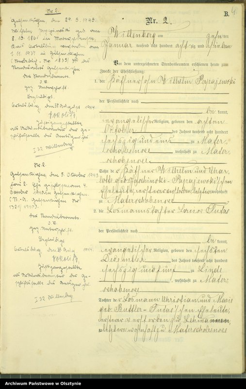 image.from.unit.number "Heiraths-Neben-Register Nr 1 - 45"