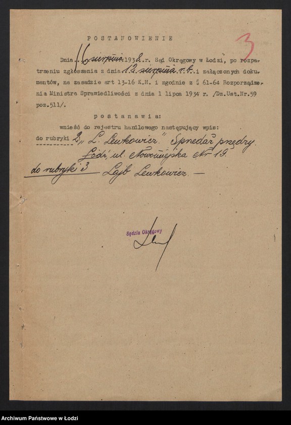 Obraz 5 z jednostki "Lajb Lewkowicz- sprzedaż przędzy"