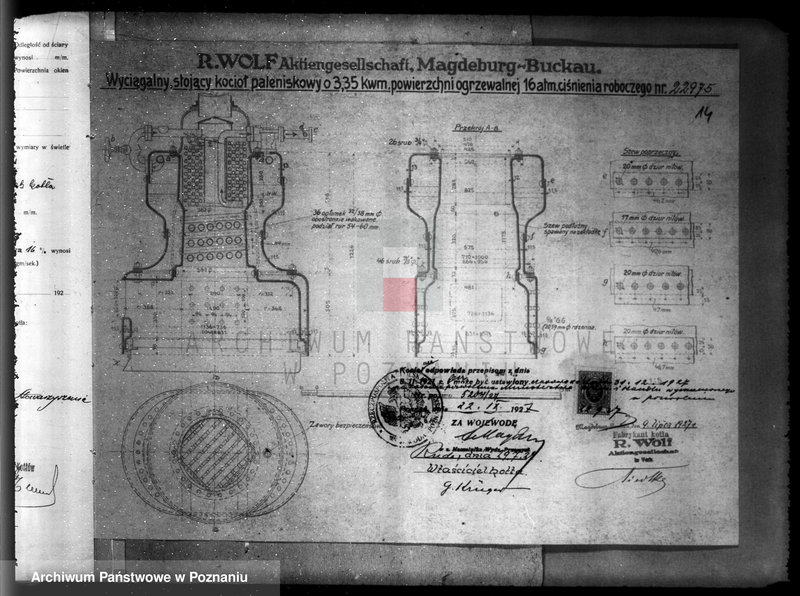 Obraz 18 z jednostki "Gospodarstwo rolne i młyn parowy w Rudzie pow. Rogoźno własność. J. Kruger nr woj. kotła 5998"