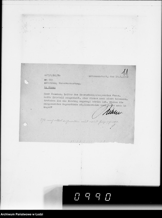 Obraz 15 z jednostki "Unbezahlte Zahlungs-Anweisungen"