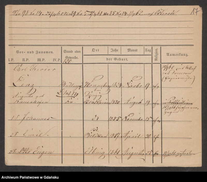 image.from.unit.number "Karty meldunkowe: Lenz Ilse- Leopoldt"