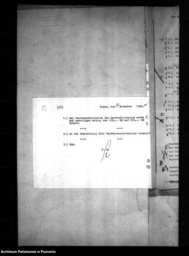 Obraz 16 z jednostki "Handkassenvorschüsse"