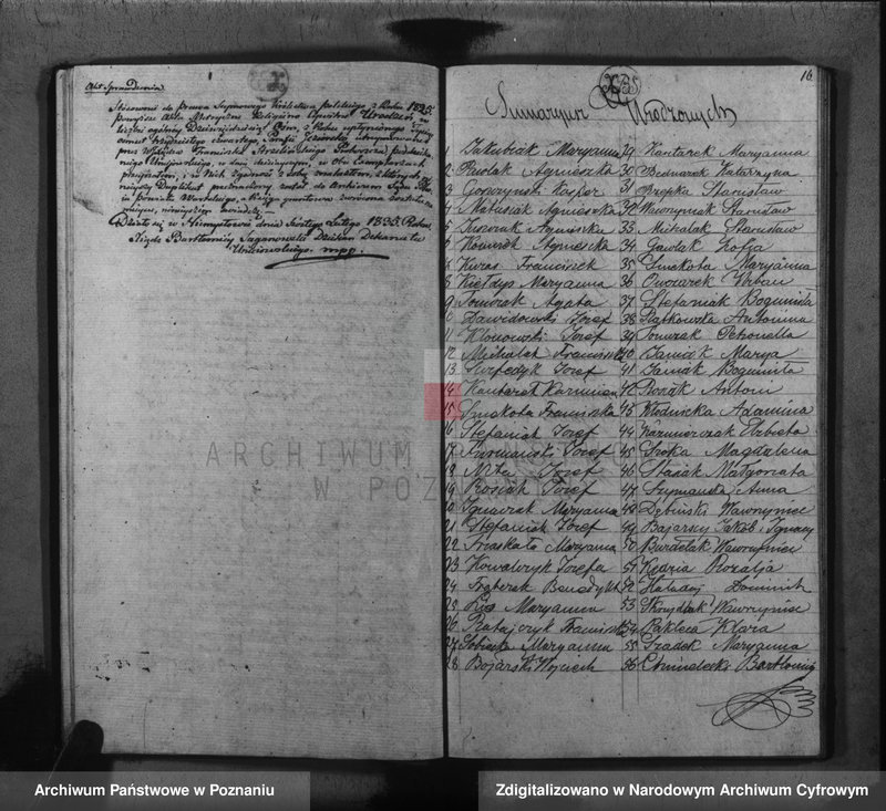Obraz 18 z jednostki "Akta urodzeń, małżeństw i zgonu"
