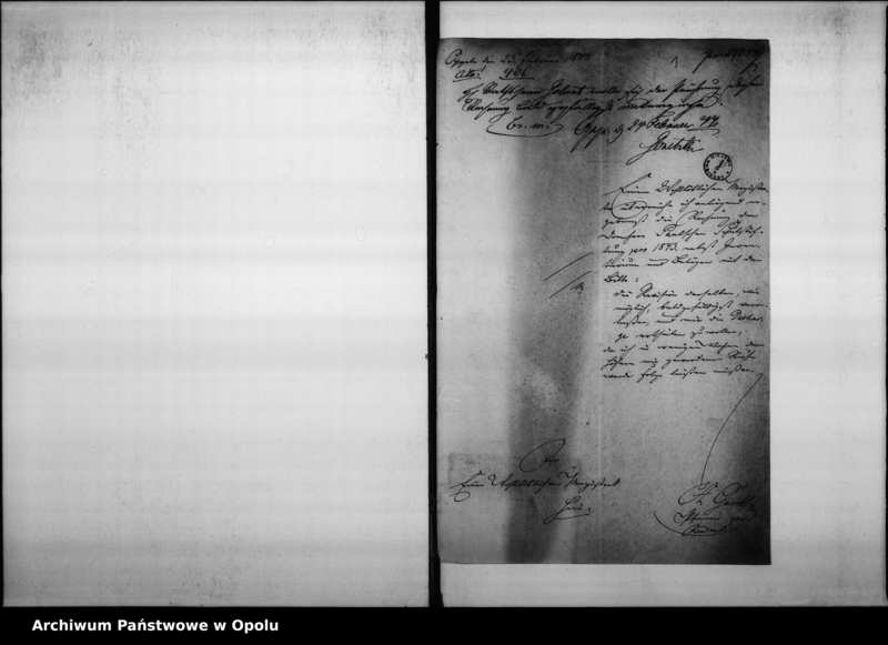 Obraz 5 z jednostki "Acta des Magistrats zu Oppeln betreffend: die Revision der Rechnungen der Domherr Franz Paulschen Schulstiftung und Erteilung der Decharge für den Rendanten de Anno 1844 bis Mai 1853"