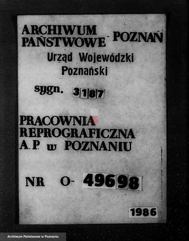 Obraz 1 z jednostki "/Nadzór nad gospodarką leśną w majętności Hutka w powiecie czarnkowskim"