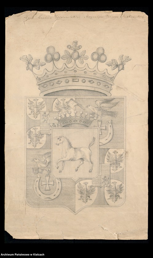 image.from.unit "Mapy genealogiczne Myszkowskich, Wielopolskich, wraz z opisem początku Ordynacji"