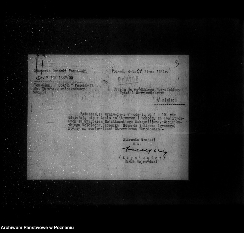 Obraz 7 z jednostki "/Towarzystwo Gimnastyczne Sokół Poznań IV św. Łazarz w Poznaniu - rejestracja/"