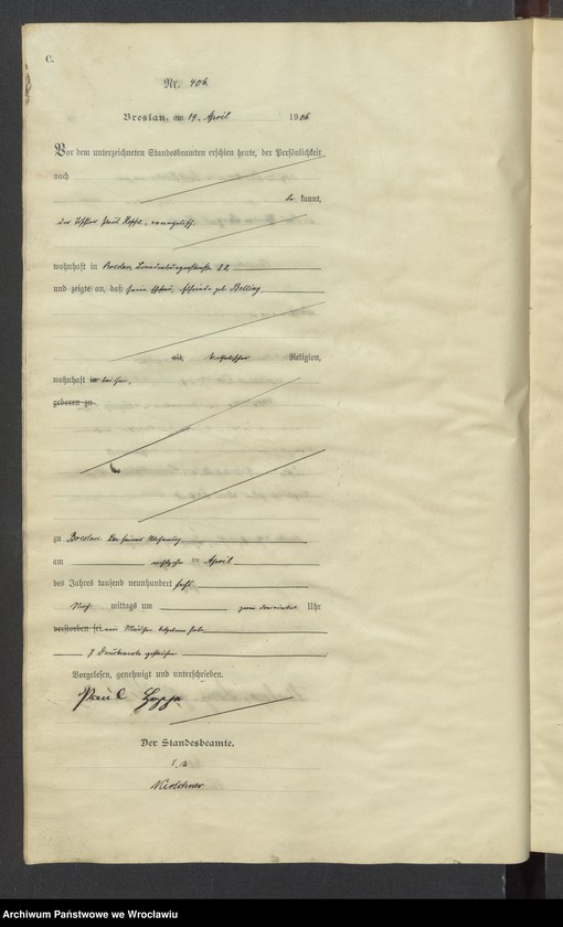 image.from.unit.number "Sterbe-Haupt-Register Breslau IV 1906 Band 2"