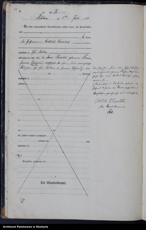 image.from.unit.number "Sterbe-Neben-Register Nr 25 - 78"