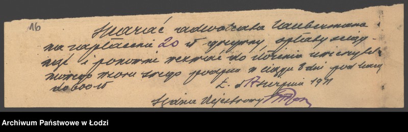 Obraz 18 z jednostki "Abram Hendeles i Dawid Nenfeld- handel towarem galanteryjnym"