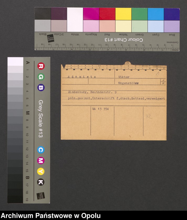 Obraz 3 z jednostki "[Adamietz Viktor, zam.Hindenburg]"