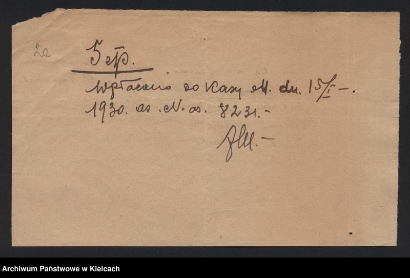 image.from.unit.number "Załączniki do akt zgonu Okręgu Bożniczego Kielce za rok 1930"