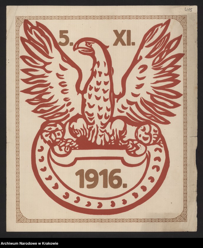 Obraz 14 z kolekcji "Znaczki i cegiełki kwestacyjne w zasobie Archiwum Narodowego w Krakowie111"