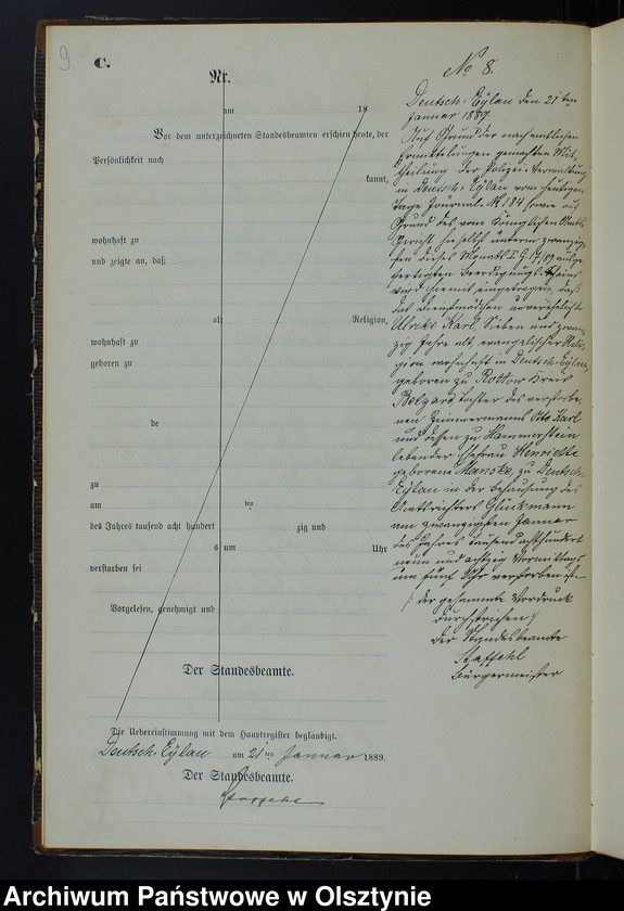 image.from.unit.number "Sterbe-Neben-Register Nr 1 - 98"