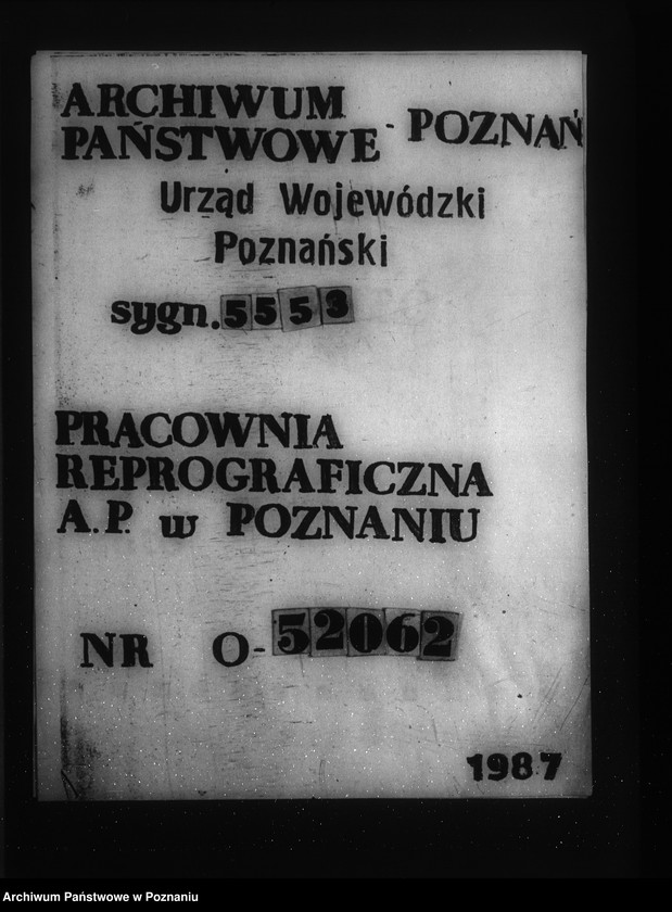 Obraz 1 z jednostki "Rozporządzenia stałe /różne treści/"