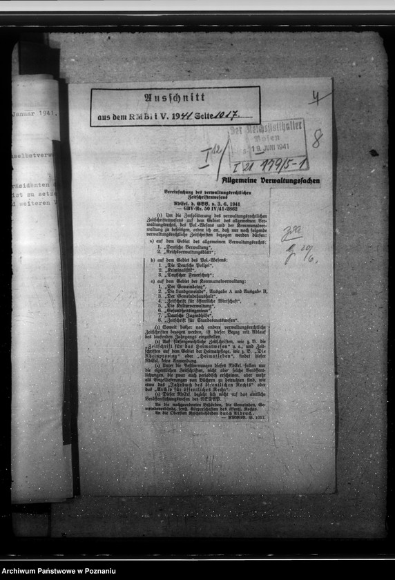 Obraz 12 z jednostki "Zeitschriften. Amtsblätter"