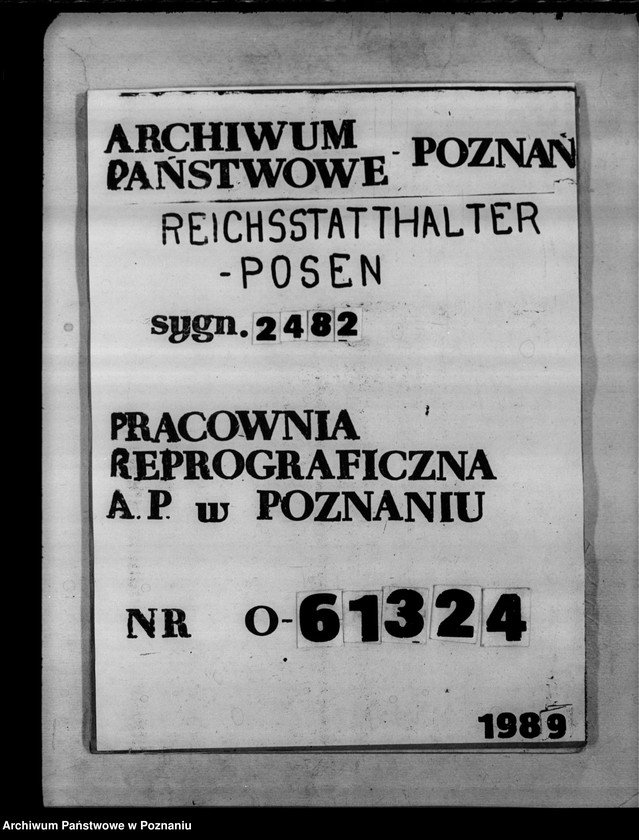 Obraz 1 z jednostki "Kindererziehungsheim Samter (Szamotuły). Oberschule in Samter"