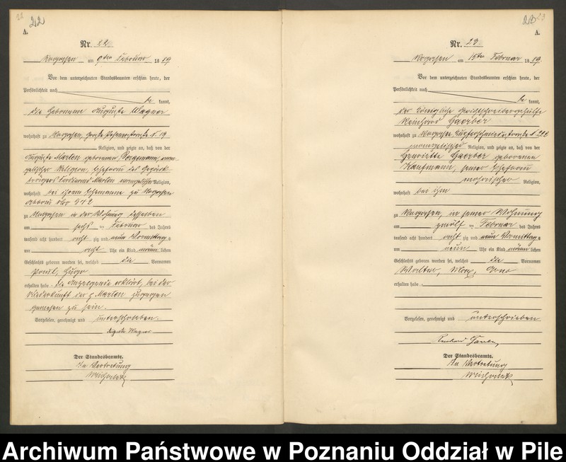Obraz 14 z jednostki "Księga urodzeń"