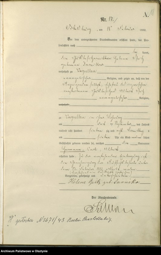 image.from.unit.number "Geburts-Haupt-Register Nr 1 - 103"