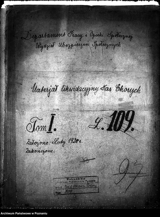 Obraz 4 z jednostki "Materiał likwidacyjny kas chorych"