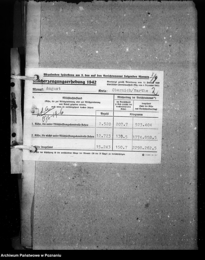 Obraz 6 z jednostki "Milcherzeugungs- Erhebung"