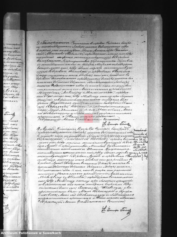 Obraz 10 z jednostki "[Księga akt urodzeń, małżeństw i zgonów wyznania rzymskokatolickiego parafii w Sejnach]."