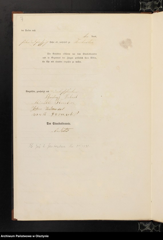 image.from.unit.number "Haupt-Heiraths-Register Nr 1 - 7"