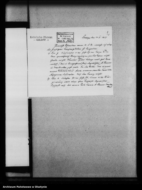 image.from.unit.number "Goldap, katholische Kirche"