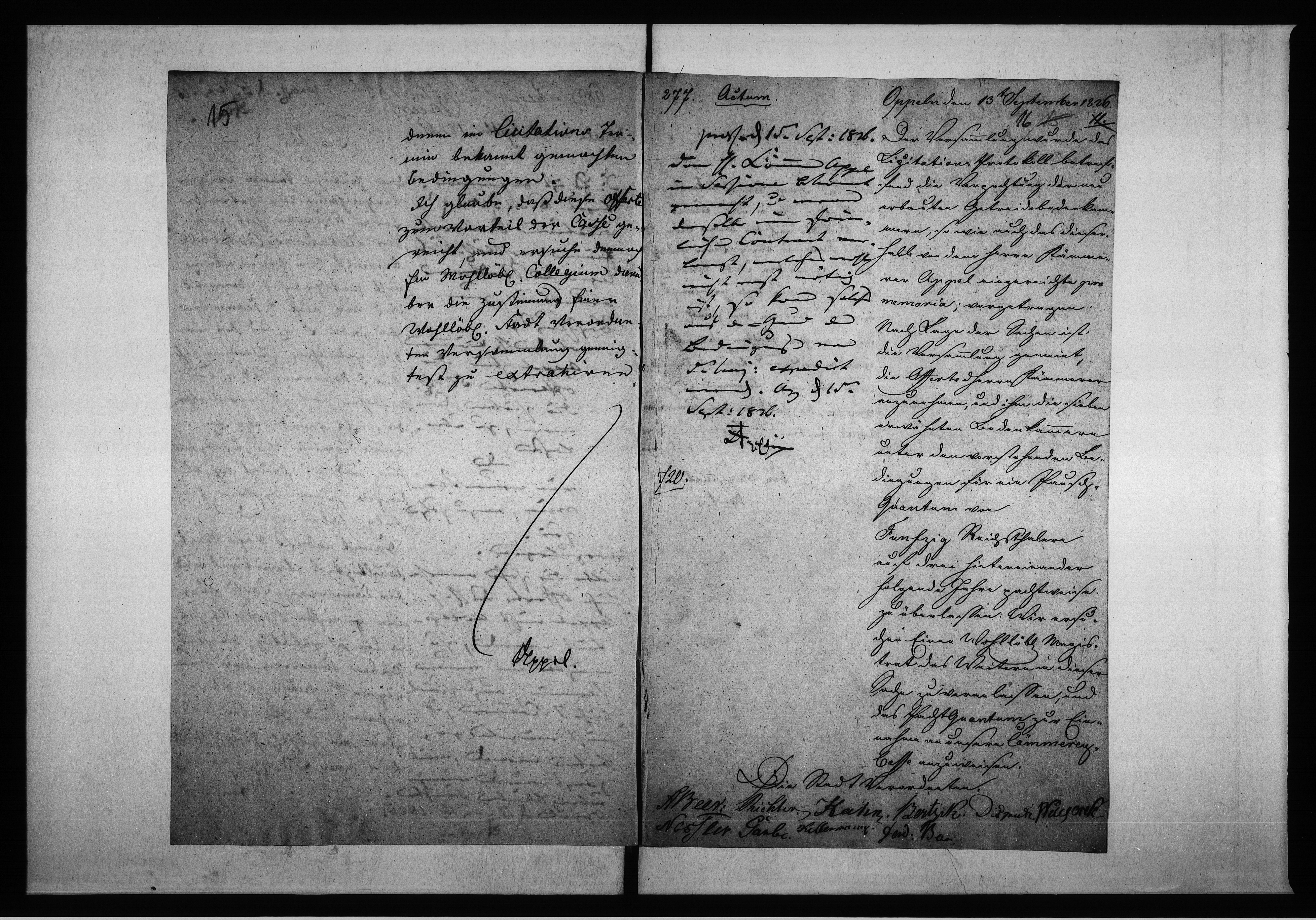 Obraz 16 z jednostki "Acta über die Verpachtung des neu erbauten Bauden und resp: Magazin Gebäudes Vol. I de anno 1828"