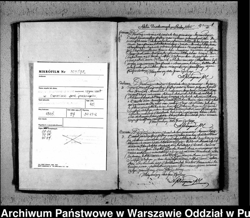 image.from.unit.number "Akta urodzeń, małżeństw i zgonów"