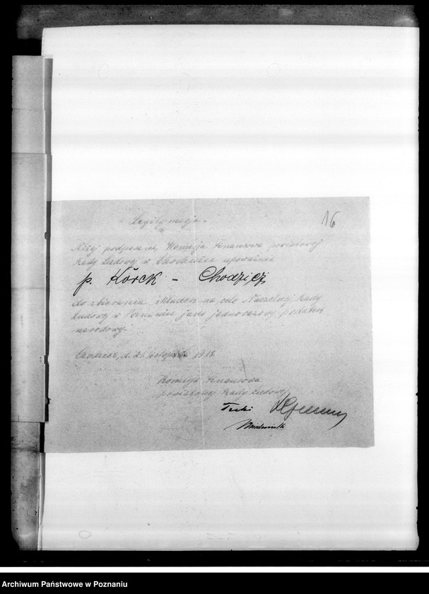 Obraz 19 z jednostki "Korespondencja, wytyczne, listy składek członkowskich"