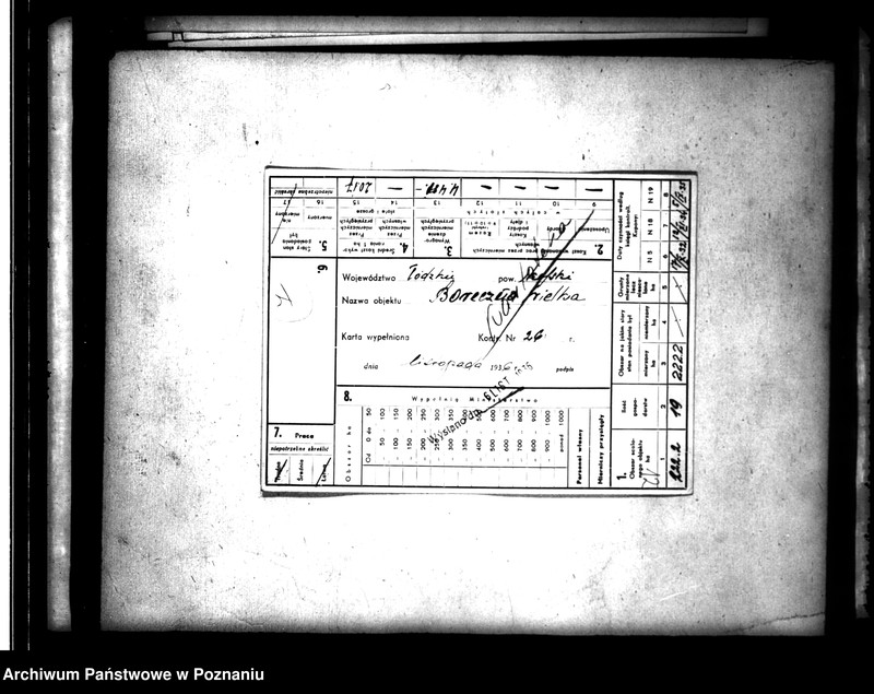 Obraz 16 z jednostki "/Scaleniowe/ karty sprawozdawcze i terenu powiatu kaliskiego"