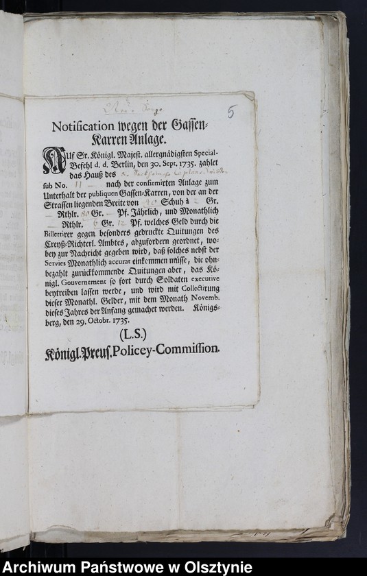 image.from.unit.number "Verordnungen, Anweisungen usw."