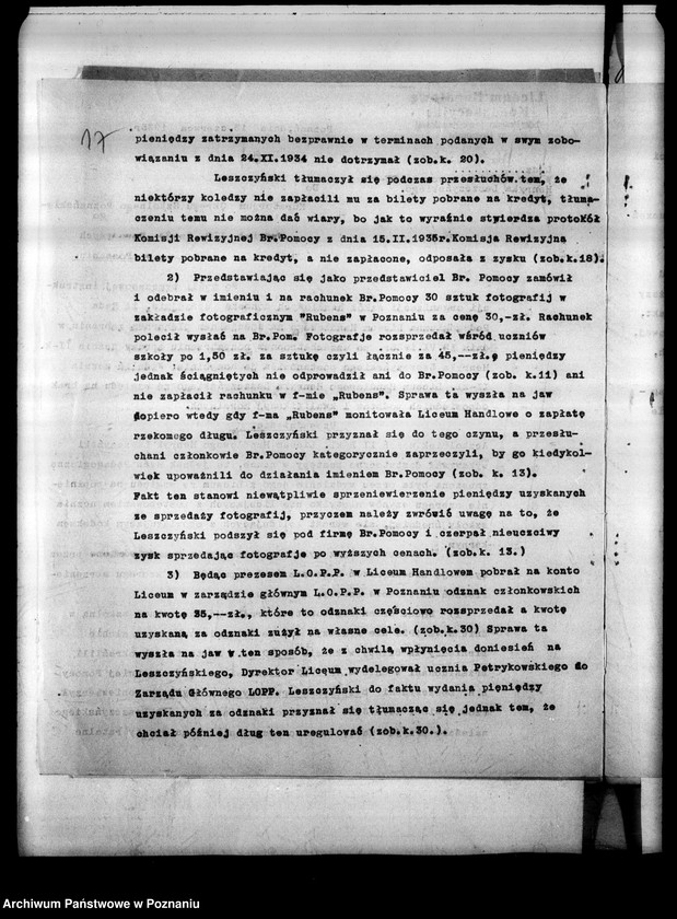 Obraz 20 z jednostki "Liceum Handlowe Koedukacyjne Izby Przemysłowo-Handlowej- Poznań [lista abiturientów i eksternistów]"