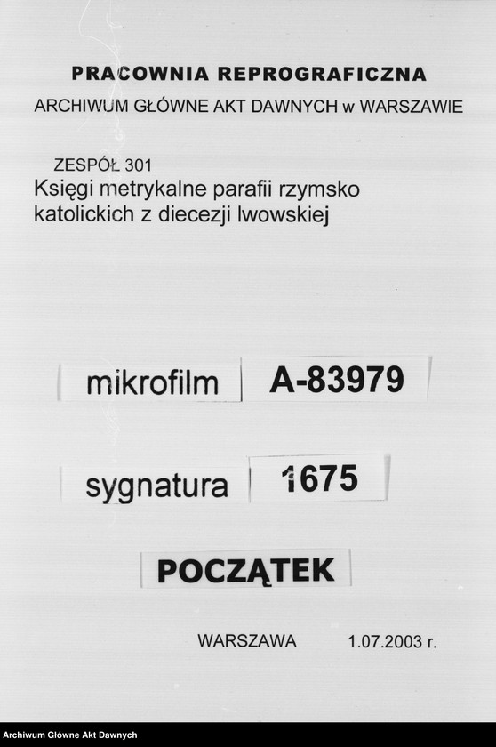 image.from.unit.number "Parafia: Łoszniów. Dekanat: Trembowla. Księga metrykalna urodzeń, ślubów i zgonów dla wsi: Łoszniów, Ostalce i Suszczyn."