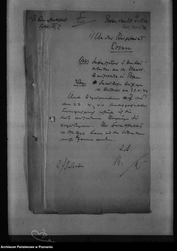 Obraz 8 z jednostki "Buten für die Bauschule, die Meisterschule in Posen, Landwirtschaftsschule in Turek, Textilschule in Litzmannstadt, Schniederinnenschule in Posen"