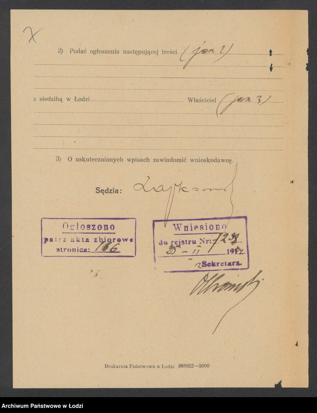 Obraz 9 z jednostki "Szlama Berliński – sprzedaż podszewek"