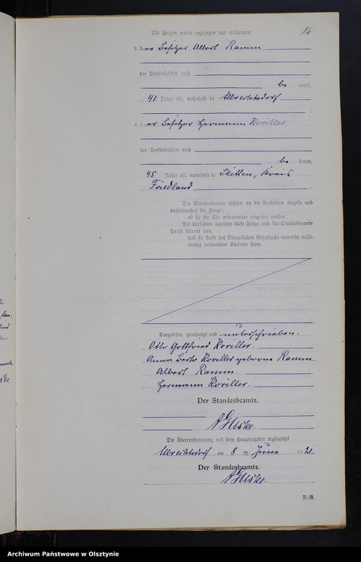 image.from.unit.number "Heiraths-Neben-Register Nr 1 - 20 [ Księga małżeństw - wtóropis ]"