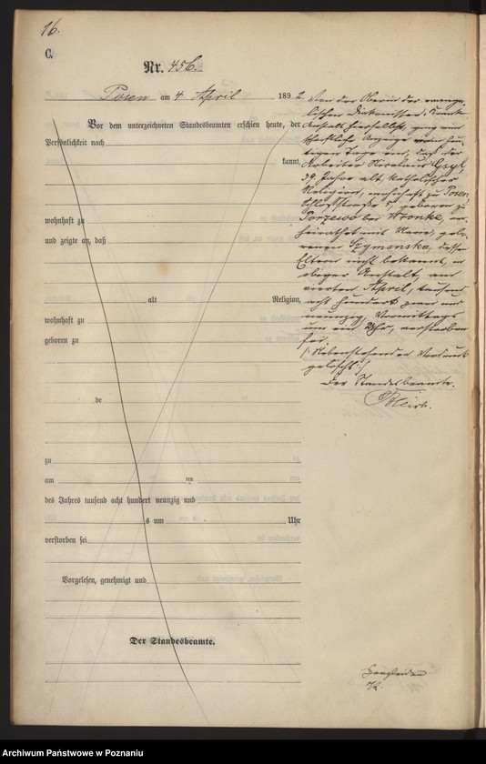 Obraz 19 z jednostki "Księga zgonów t. II"