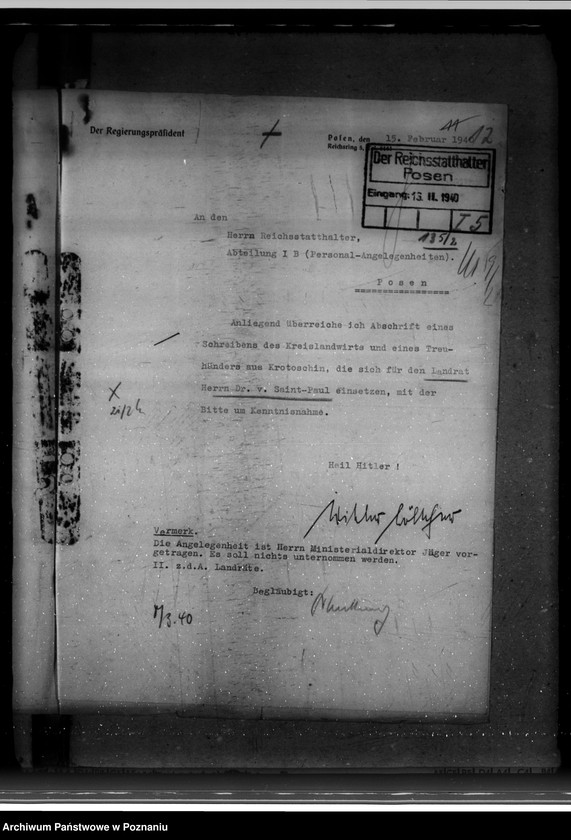 Obraz 16 z jednostki "Personelle Besetzung der Landratsämter"