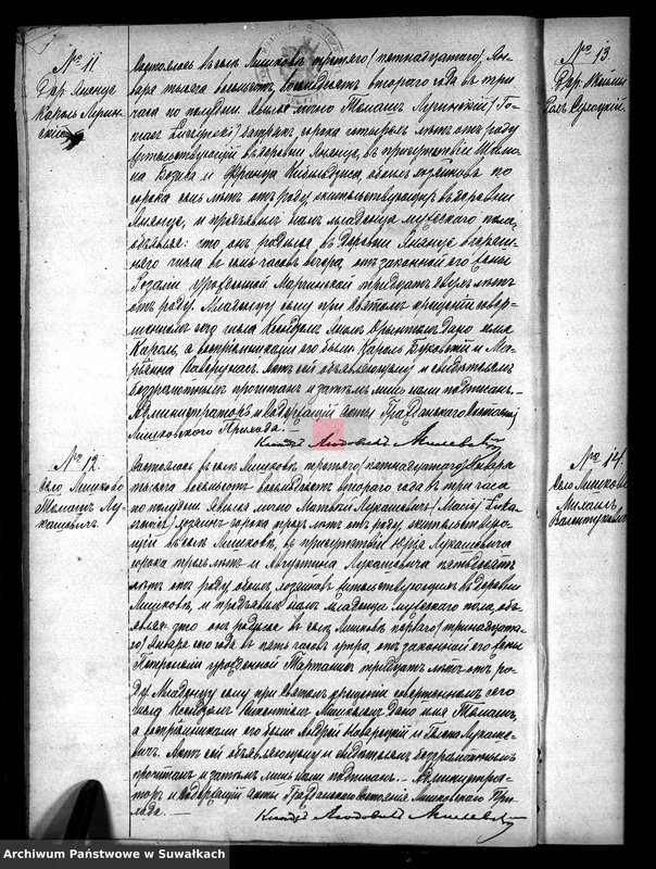Obraz 9 z jednostki "Duplikat Rimsko- Katoličeskago Liškovskago Prichoda za 1882 god"