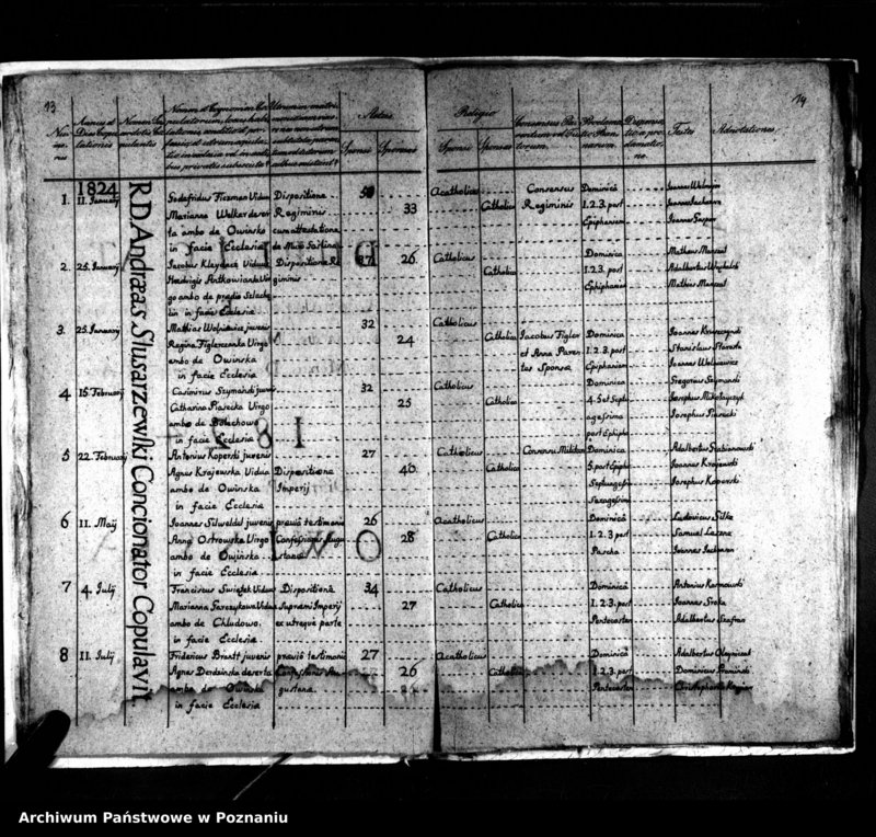 Obraz 10 z jednostki "Duplikat natorum, copulatorum, mortuorum"