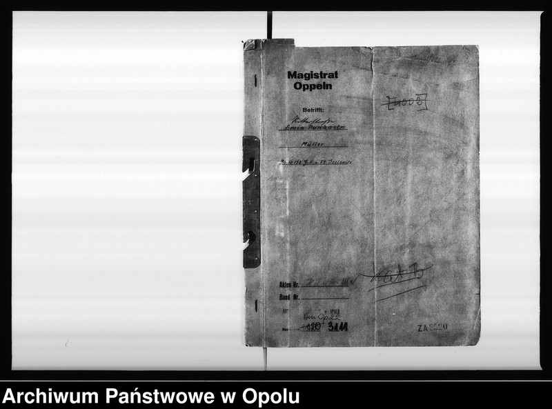 Obraz 5 z jednostki "Magistrat Oppeln. Betrifft: Ritterstrasse Müller Blatt 153 G.V. und 54 Goslawitz"