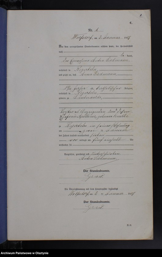 image.from.unit.number "Sterbe-Neben-Register Nr.1-46"